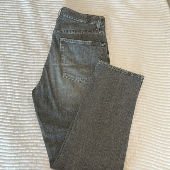 7 for all Mankind cropped straight jeans - Picture 3 of 7